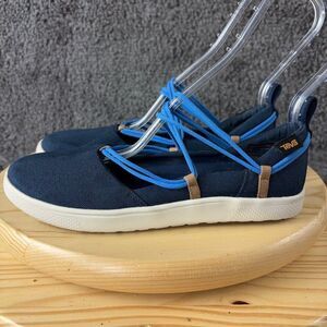 Teva Voya Infinity Mary Jane Shoes Womens Size 8 Blue Strappy Slip On Outdoor